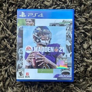 Madden NFL 21 for PS4 - Blue Case